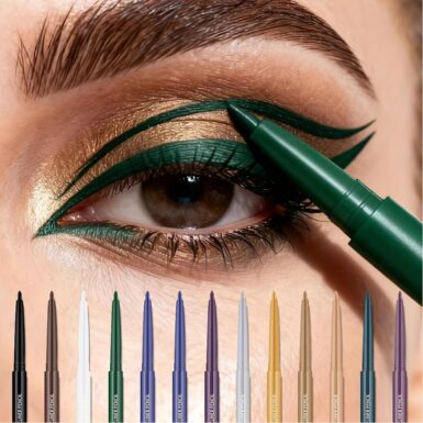12 Shade Eyeliner Pencil Set Long-Lasting and Waterproof Gel Eye Liner Retractable Eyeliner Pen Smudge Proof Makeup Pencils for Women (12 Pcs)