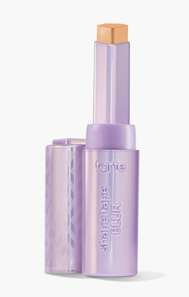 Tarte Shape Tape Concealer tube with doe foot applicator wand beside it